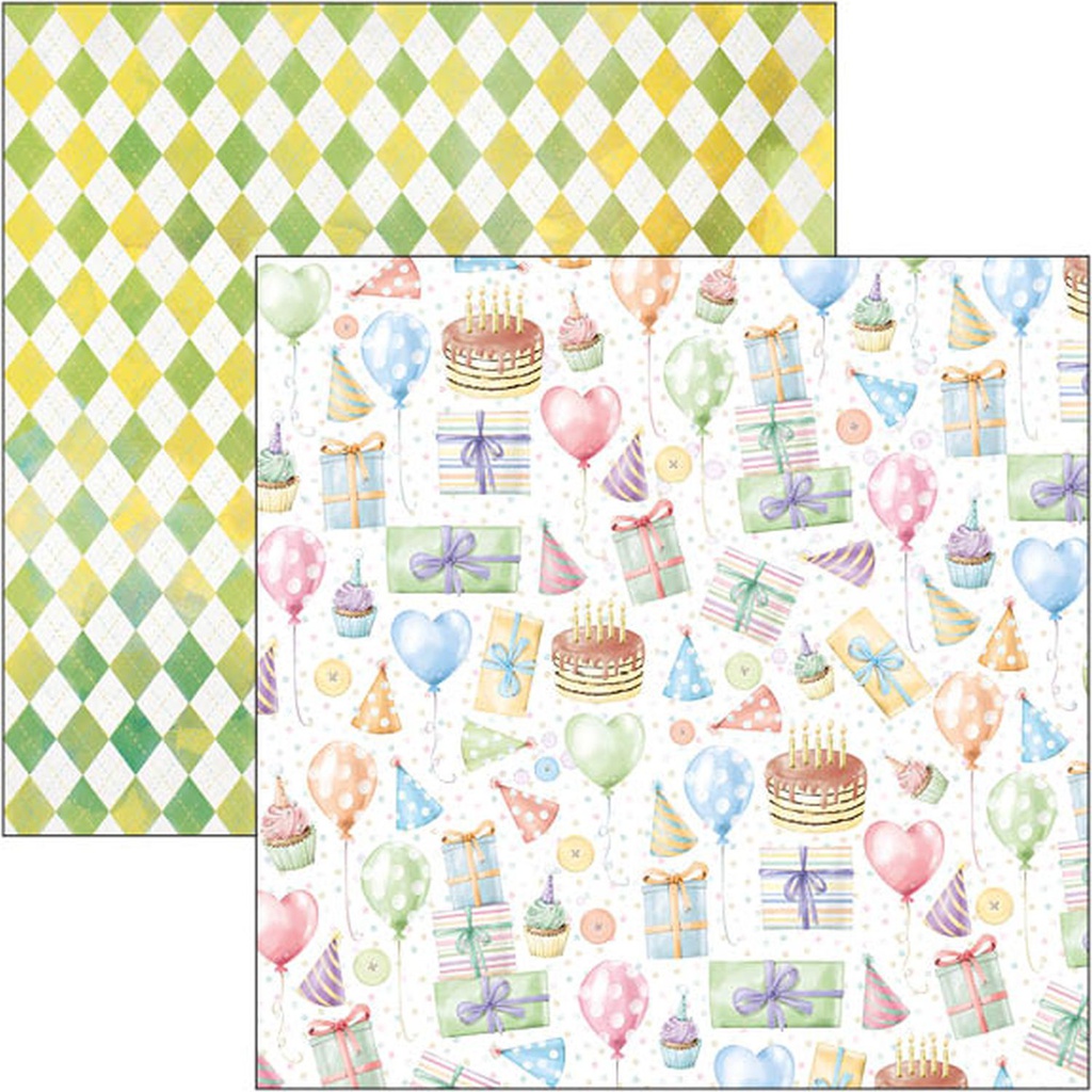 Ciao BellaMy Tiny World  12" x 12" Patterns Pad  