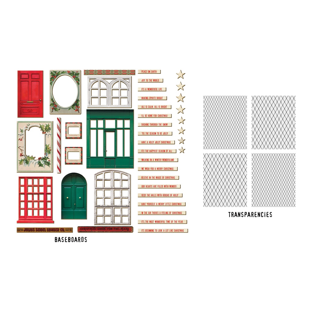 Tim Holtz Idea-ology Baseboards + Transparencies