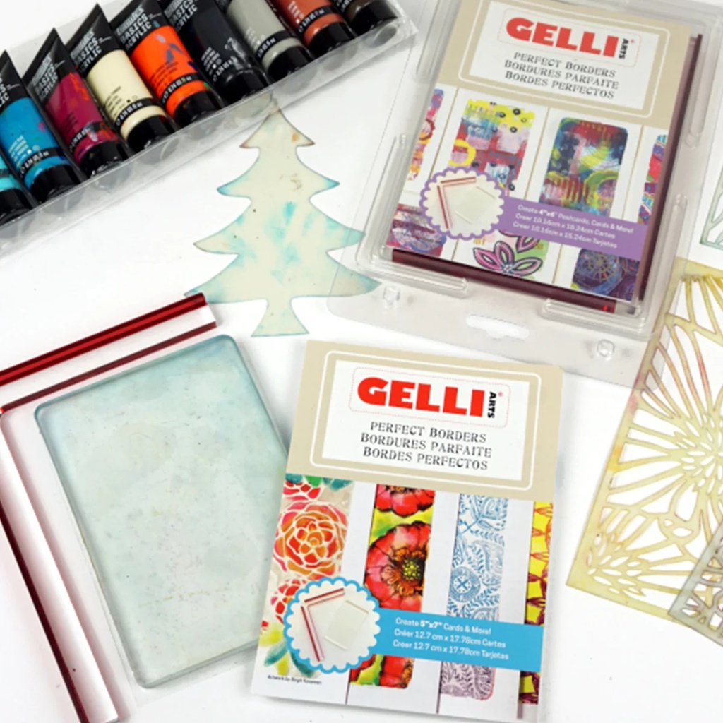 Gelli Arts Perfect Borders 5"x7"