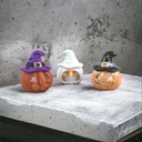 Pumpkin with Hat T-Light (carton of 12)