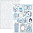 Elegance of Blue  Creative Pad A4 9/Pkg