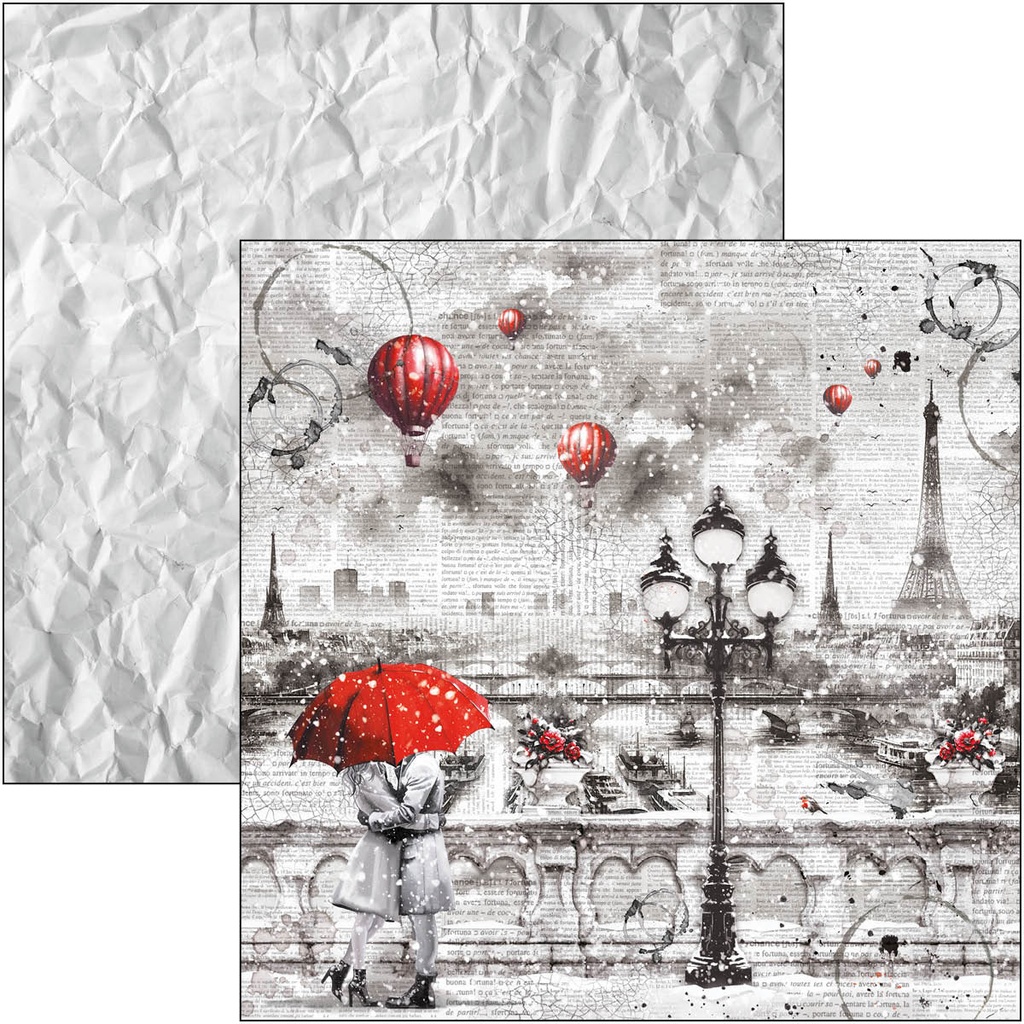 Paris Je t’aime Pad 8"x8" 12/Pkg