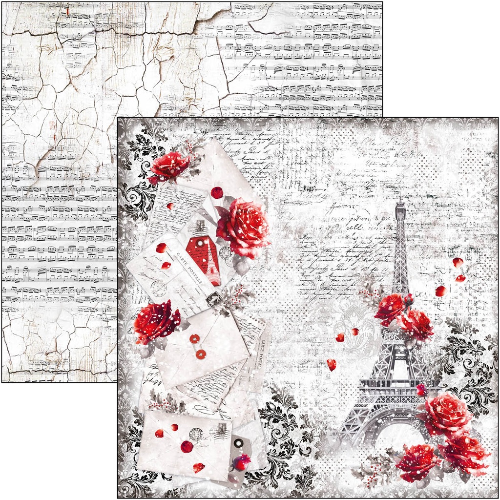 Paris Je t’aime Pad 8"x8" 12/Pkg