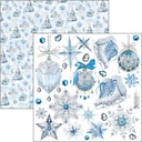 Elegance of Blue  Fussy Cut Pad 6"x6" 24/Pkg