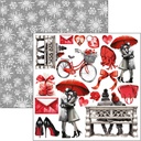 Paris Je t’aime Fussy Cut Pad 6"x6" 24/Pkg