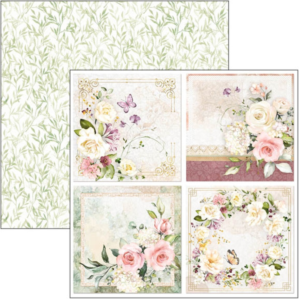 Ciao Bella Blooming 12" x 12" Patterns Pad