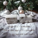 Christmas Train Carriage (carton of 6)