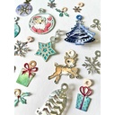 Angela Poole Link & Spin Christmastime Charms Die Set