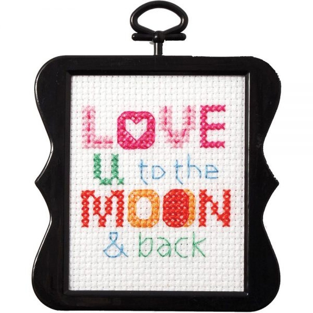 Love You to the Moon & Back Cross Stitch kit