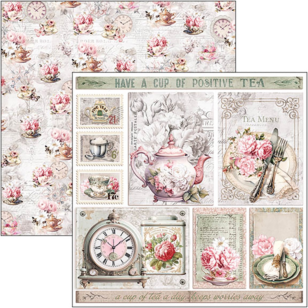 Timeless Moments  Patterns Pad 12"x12" 8/Pkg