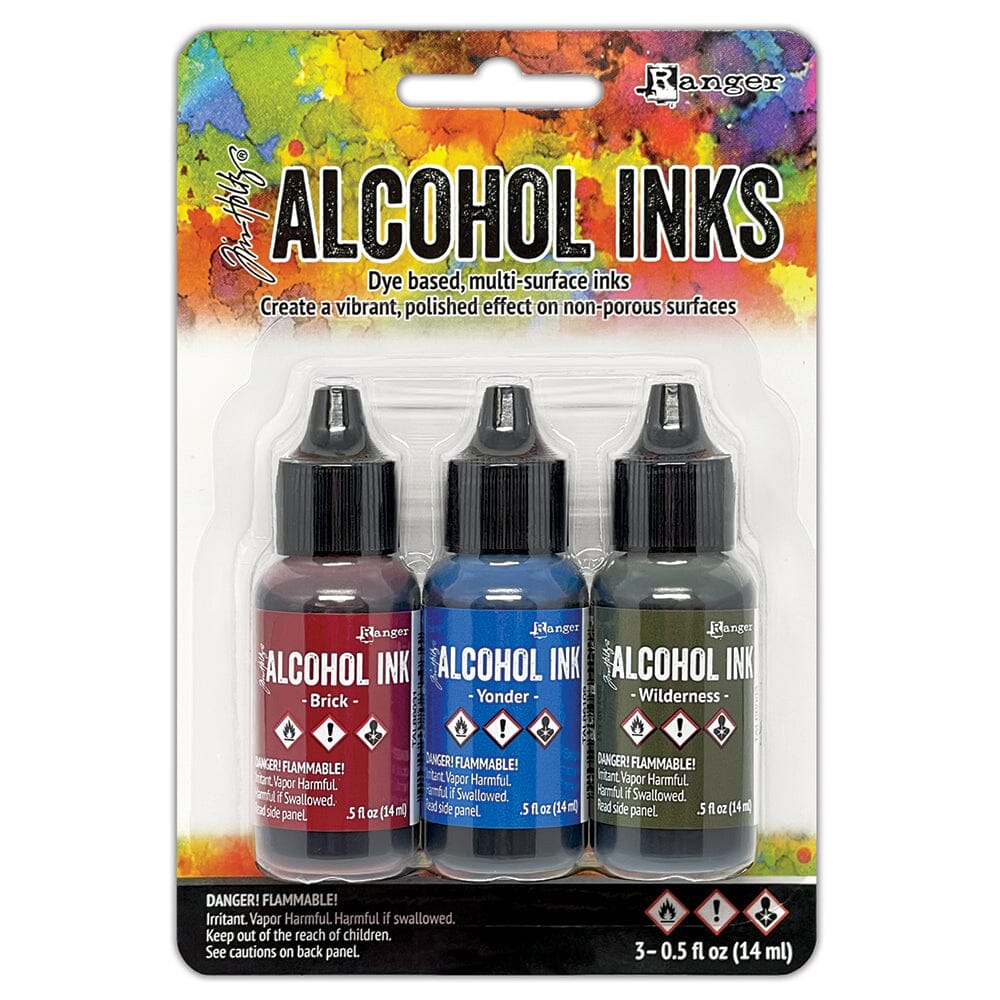 Expedition (Brick/Yonder/Wilderness) Tim Holtz Alcohol Ink Kit