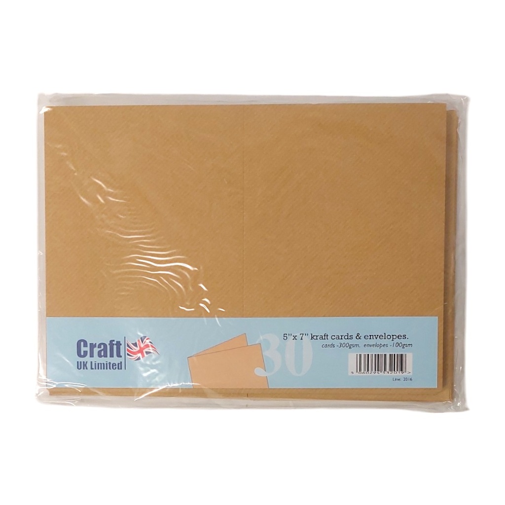 5x7 Brown Kraft Card-Special     