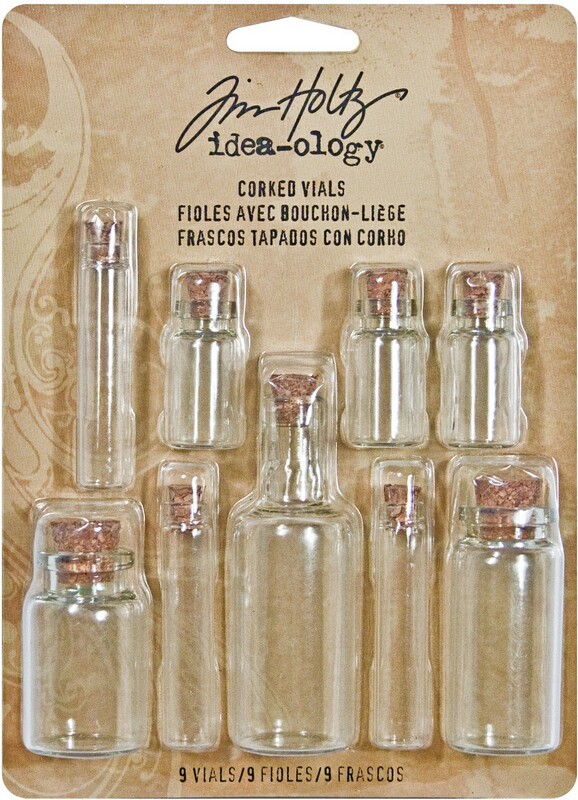 Tim Holtz Corked Vials