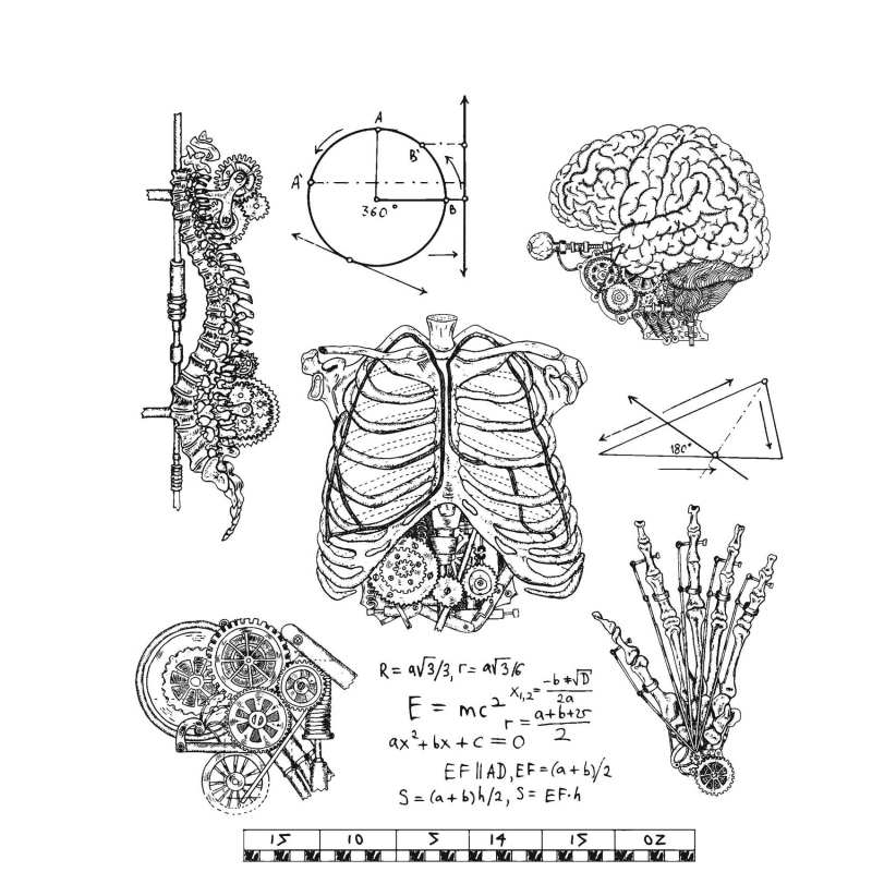 Tim Holtz Cling Stamps - Weird Science