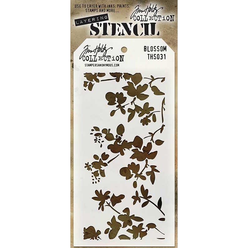 Tim Holtz Layering Stencil - Blossom