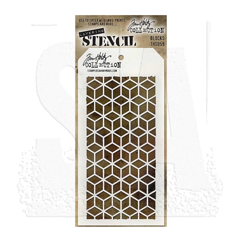 Tim Holtz Layering Stencil - Blocks