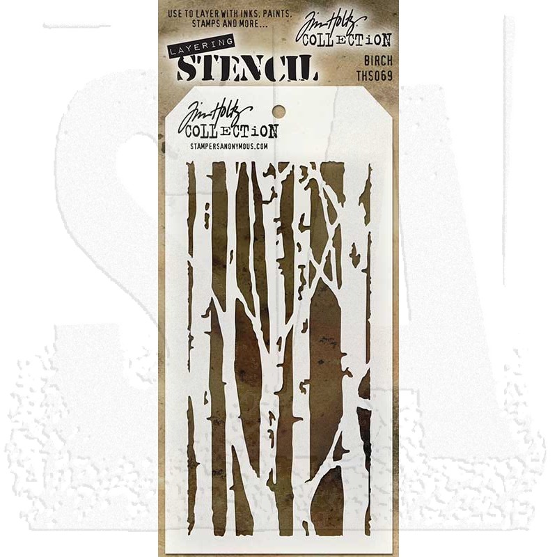 Tim Holtz Layering Stencil - Birch