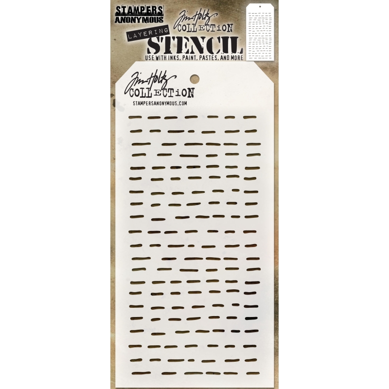 Tim Holtz Layering Stencil - Dashes