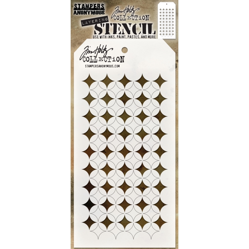 Tim Holtz Layering Stencil - Shifter Burst