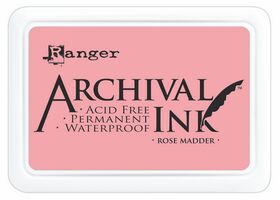 Archival Ink Pad Rose Madder