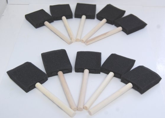 Foam Brush lolly 5cm pack 10