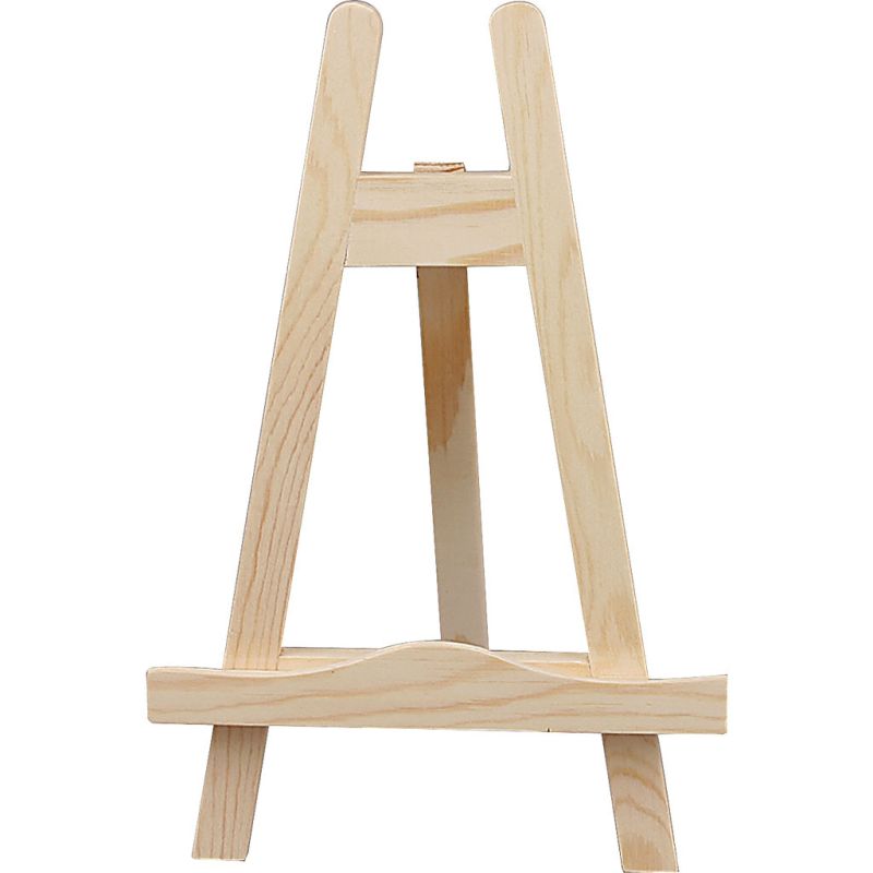 Mini Easel, H: 25 cm, 1 pc, pine