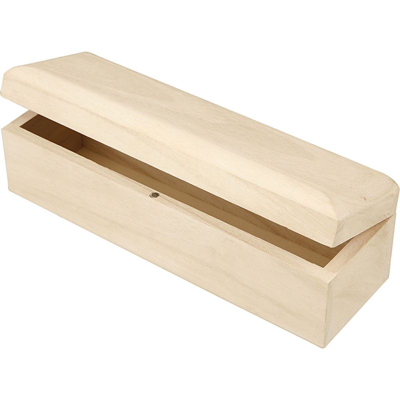 Oblong Box 20x6x6cm 1pc paulownia