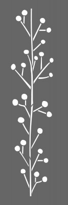 Winterberries Stencil Pack of 2