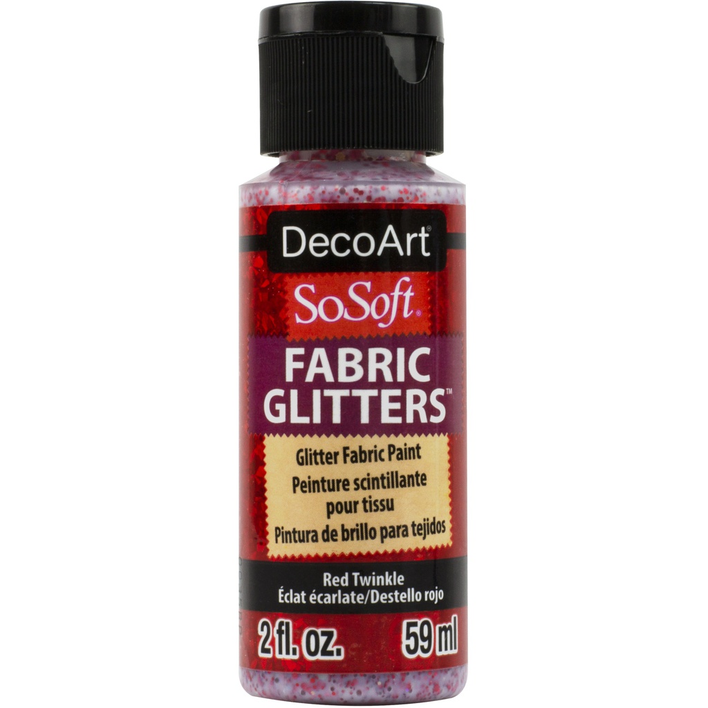 Red Twinkle DecoArt SoSoft Fabric Paint