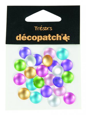 Pack of 24 gems, 1cm – Pearl P