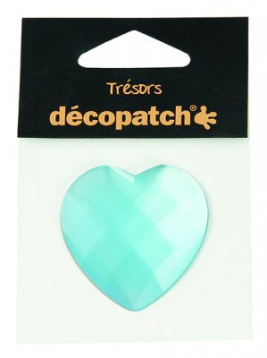 Pack of 1 heart, 4.5cm – Blue