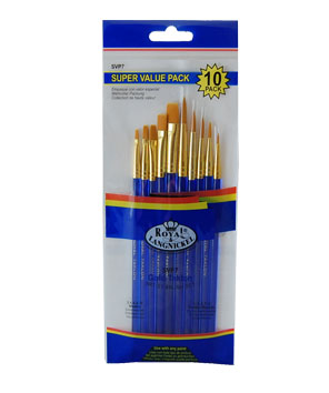 Gold Taklon Brush Set