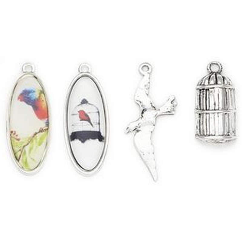 Tk Charm Metal Bird Ans