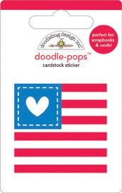 doodle-pops red, white & blue