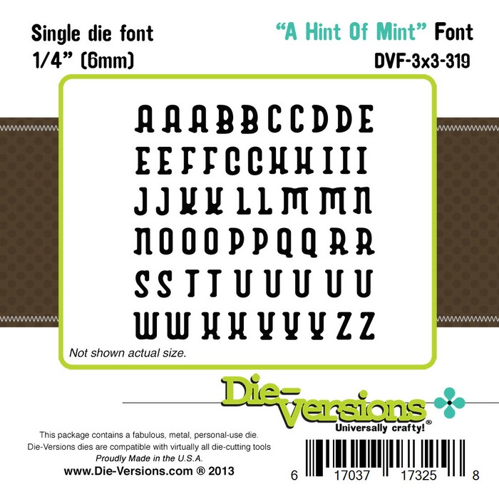 Font - A Hint Of Mint