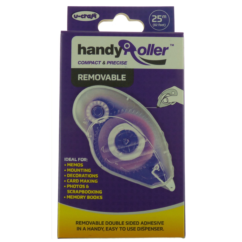 U-Craft Handy Roller 25m removable tape 9mm