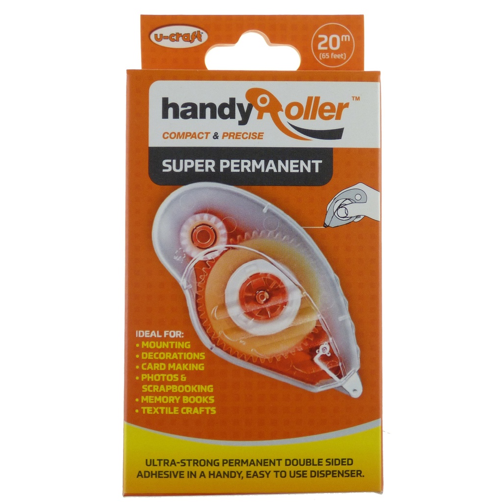 U-Craft Handy Roller 20m super permanent tape 9mm