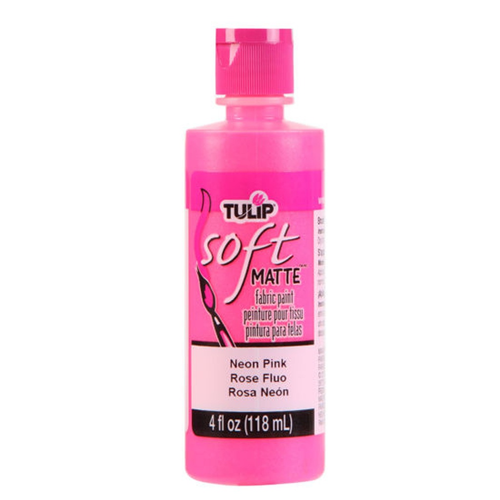 Tulip Neon Pink Soft Fabric Paint 4oz