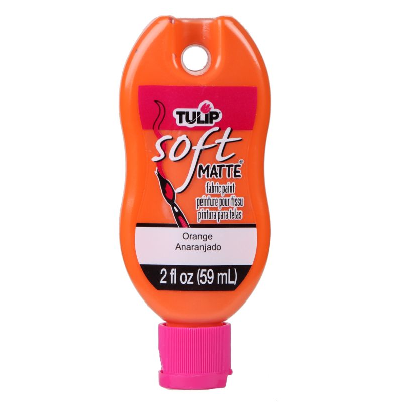 Tulip Matte Orange Soft Fabric Paint 2oz