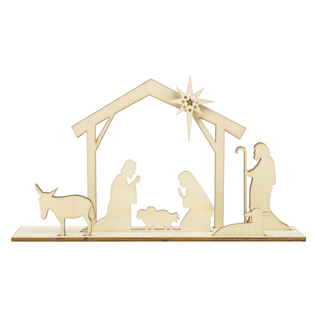 Flourish Nativity Scene Embellishment