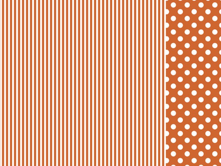 Scrapbook Paper-Orange Stripe Sold in Packs of 10 Sheets