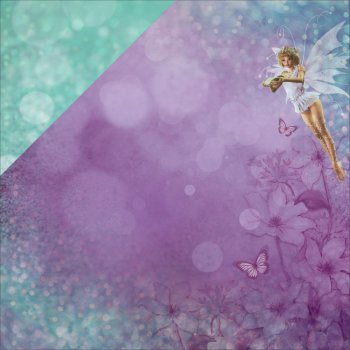 Fairy Dust 12x12 Scrapbook Paper Sold in Packs of 10's