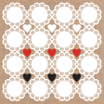 Mix&Match12x12Sticker-Doilies