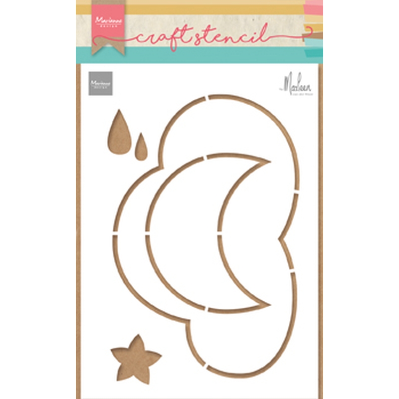 Craft stencils: Cloud by Marleen