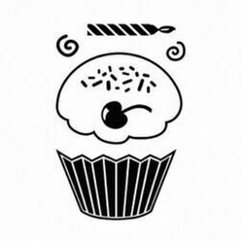 Cupcake Singleton Stamp. SMP95