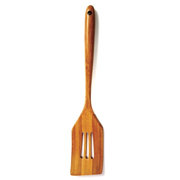 12" Bamboo Slotted Spatula