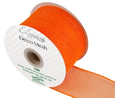 Deco Mesh Orange No.04 -  63mmx10m 