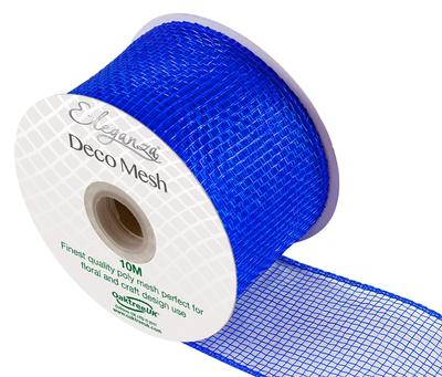 DecoMesh Metallic Royal Blue No.18 - 63mmx10m