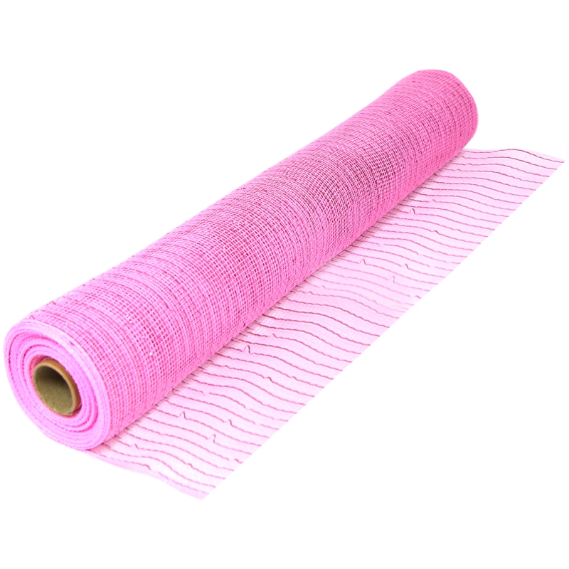 Deco Mesh Metallic Pink - 53cm x 9.1m