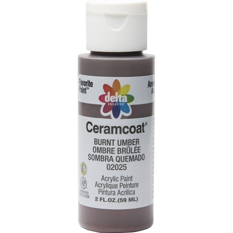 Burnt Umber Delta Ceramcoat 2oz